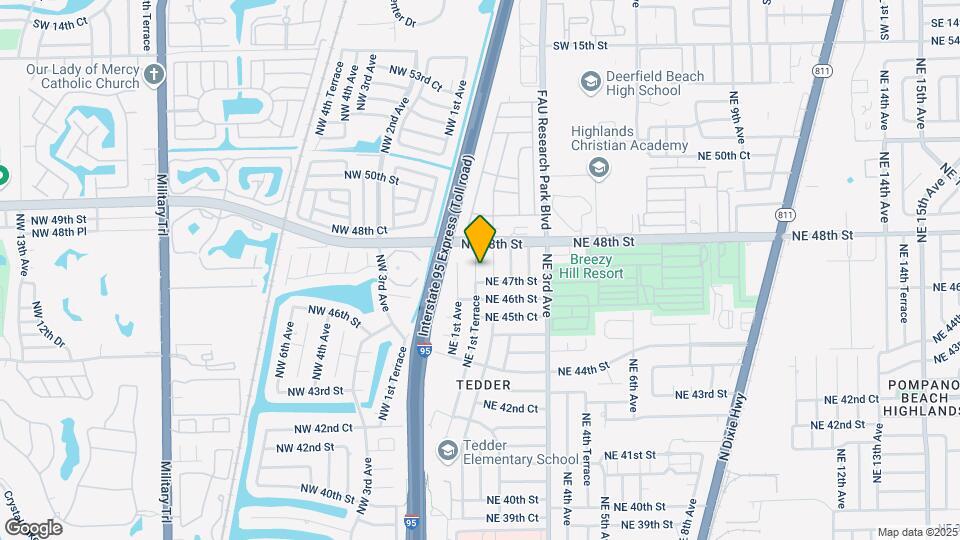 4710 NE 1st Ter Map and Location Details
