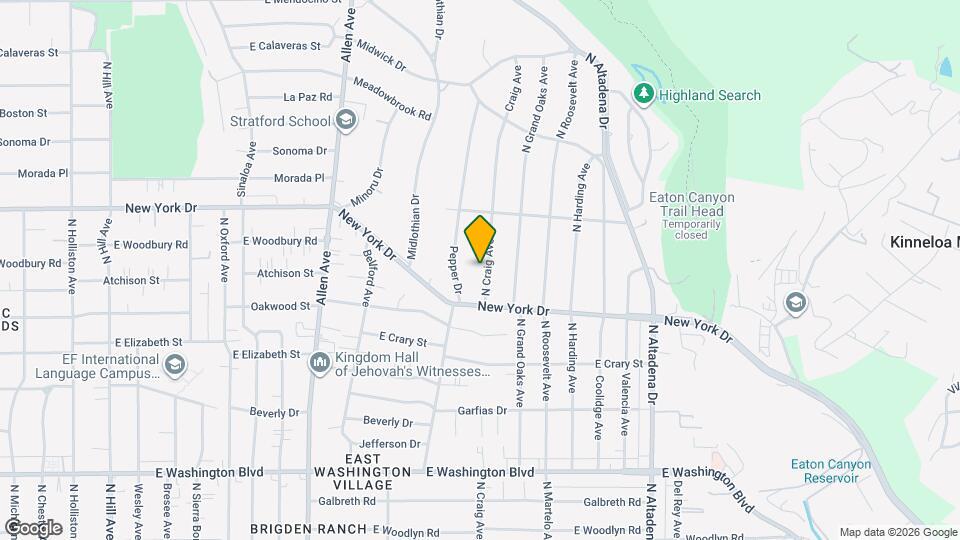 1755 Craig Ave Map and Location Details