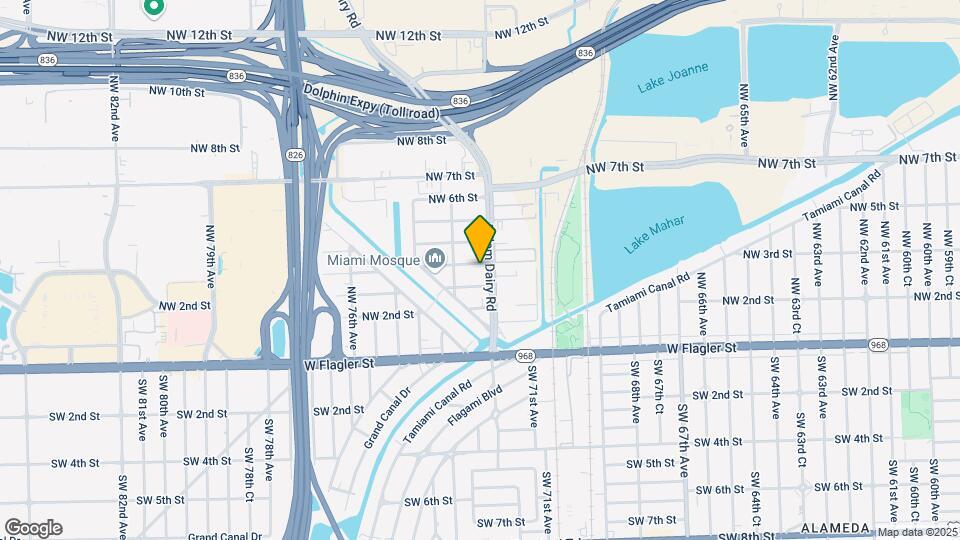 7230 NW 3rd St Map and Location Details