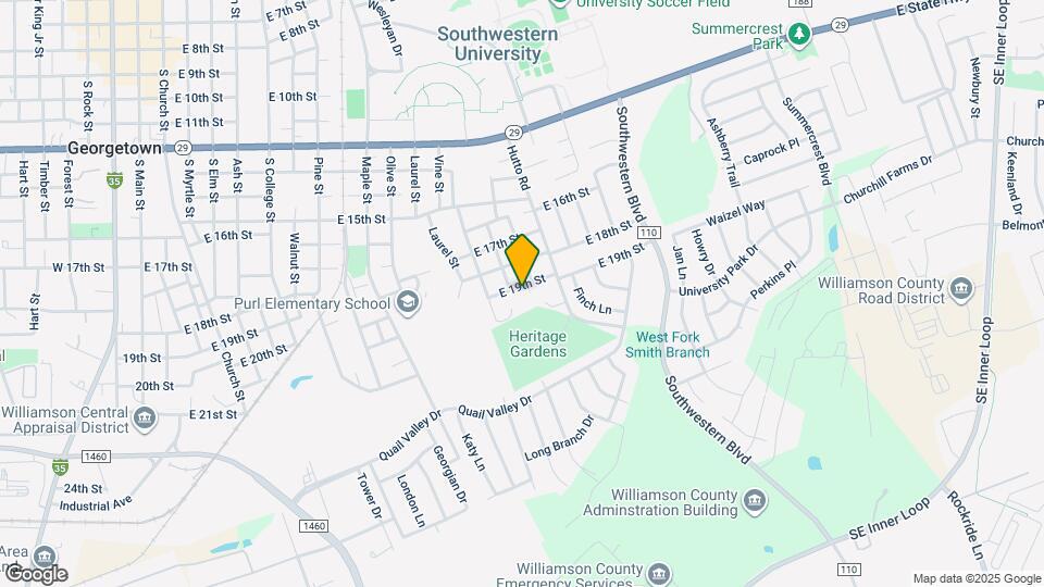 1504 E 19th St Map and Location Details