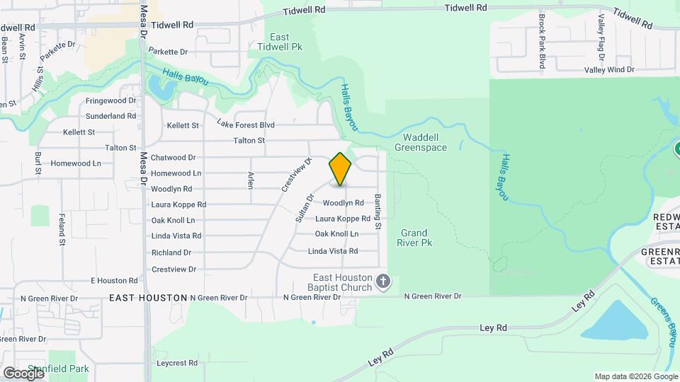 9250 Homewood Ln Map and Location Details