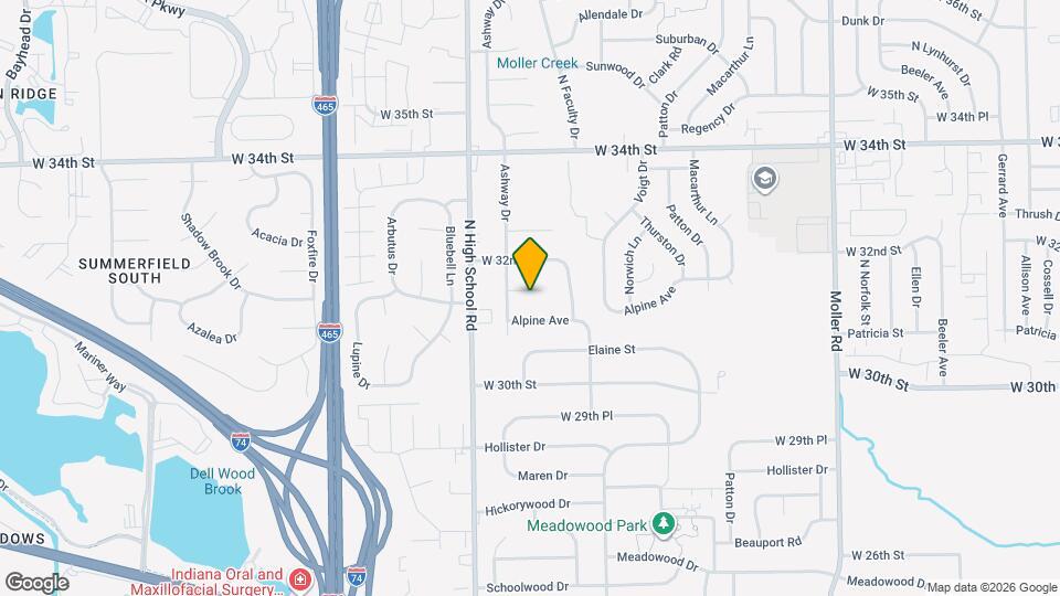 6121 Midway Ct Map and Location Details