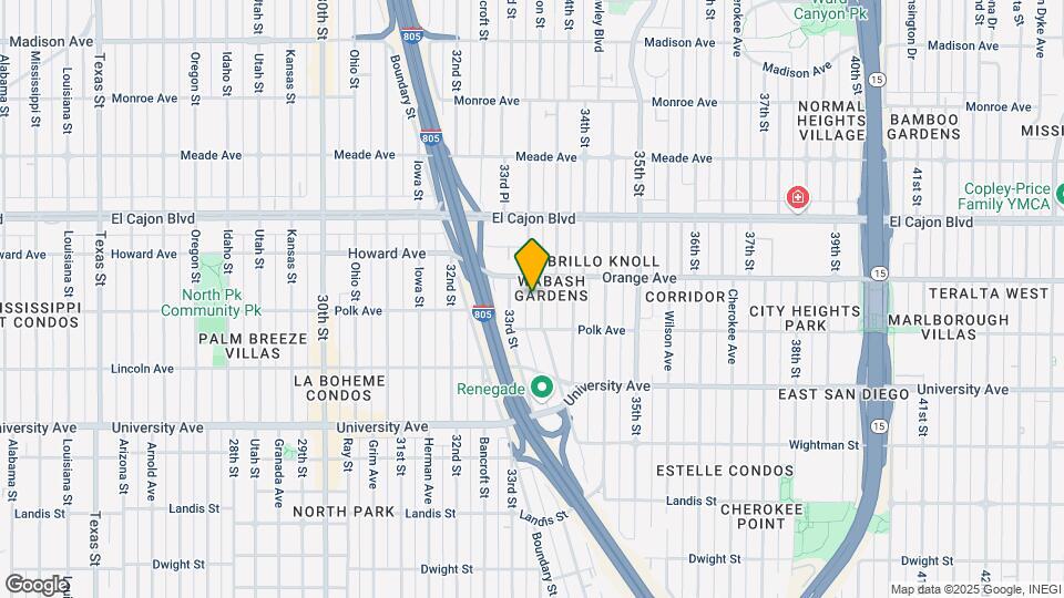 4156 Wabash Ave Mapa y Detalles de la Ubicación