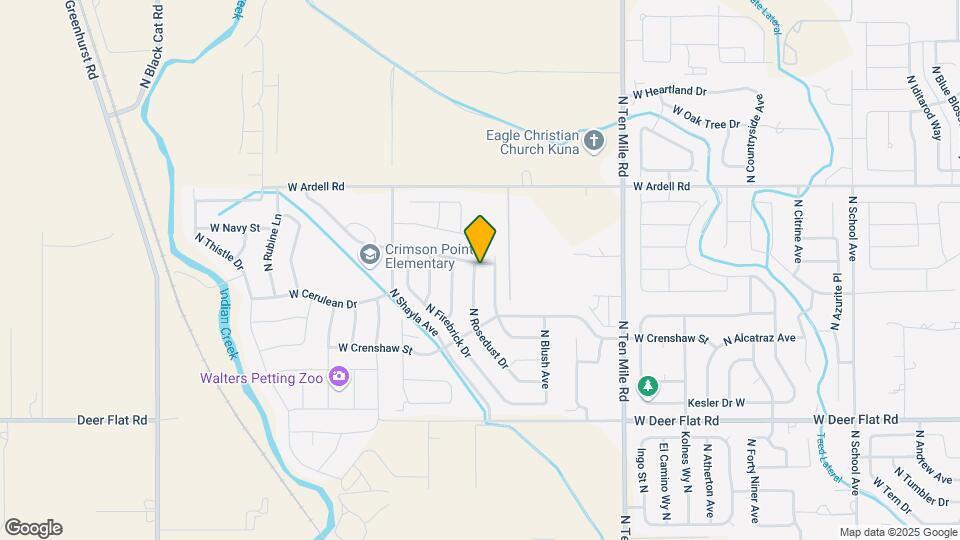 2114 N Rosedust Dr Map and Location Details