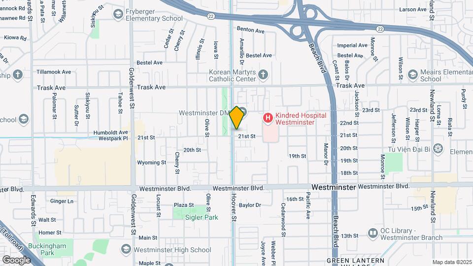 7505 21st St Map and Location Details