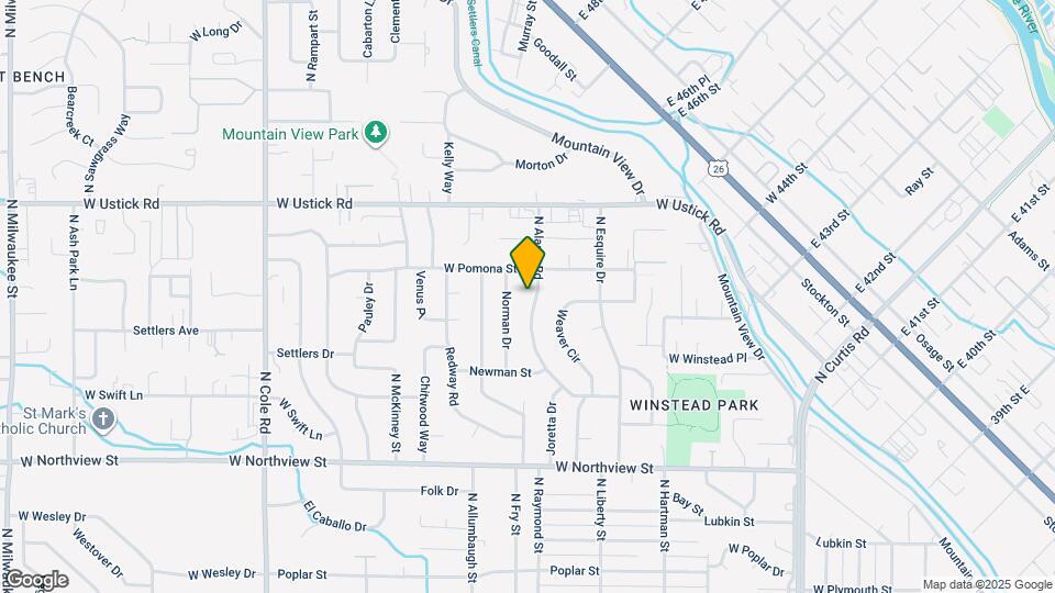 2905 N Alamo Rd Map and Location Details
