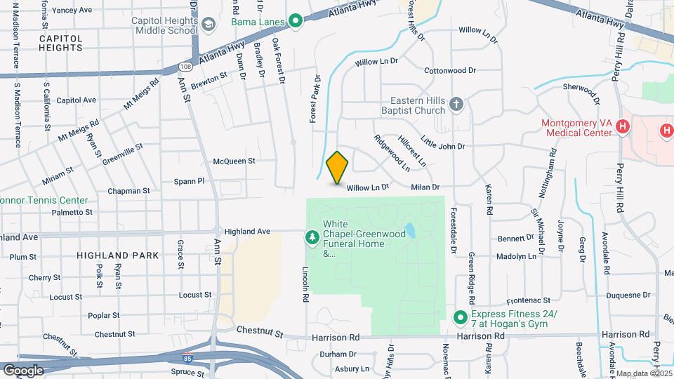 2965 Willow Ln Dr Map and Location Details