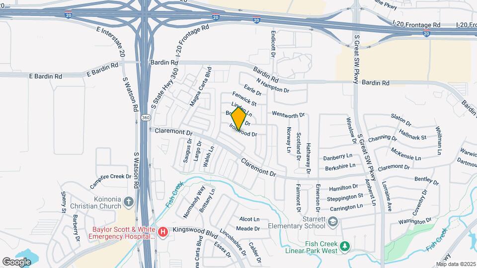 2847 Ironwood Dr Map and Location Details