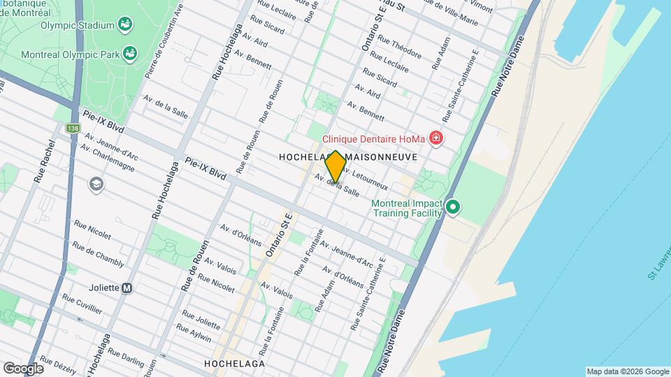 4235 La Fontaine Rue Map and Location Details