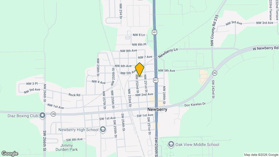 25146 NW 4 Ave Map and Location Details