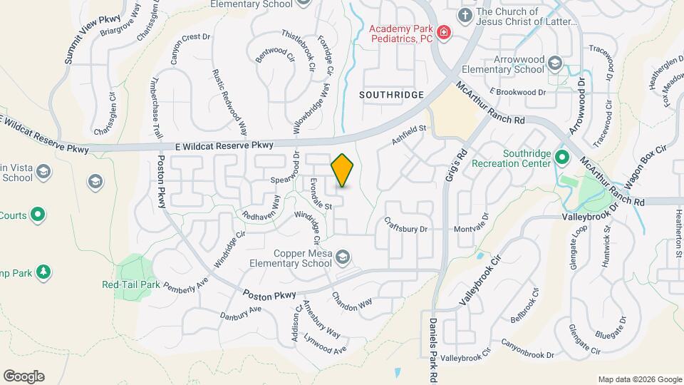 10722 Cherrington St Map and Location Details