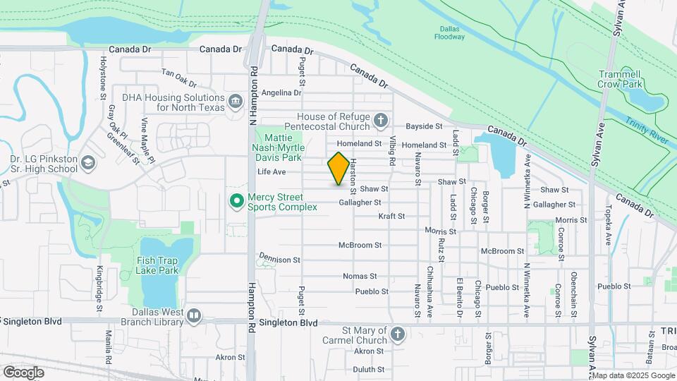 1930 Shaw St Mapa y Detalles de la Ubicación