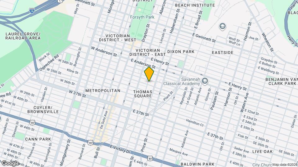 304 E 33rd St Map and Location Details