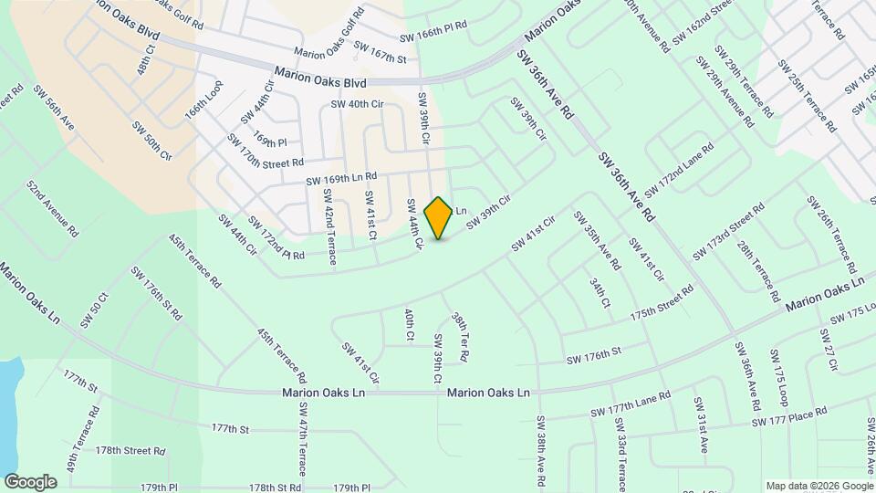 16948 SW 39th Cir Map and Location Details