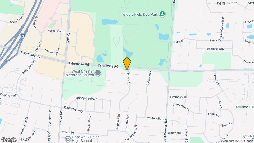 7815 Pepper Pike Map and Location Details