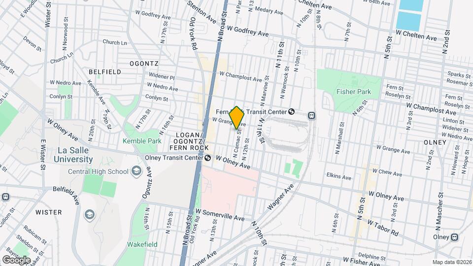 5734 N Camac St Mapa y Detalles de la Ubicación