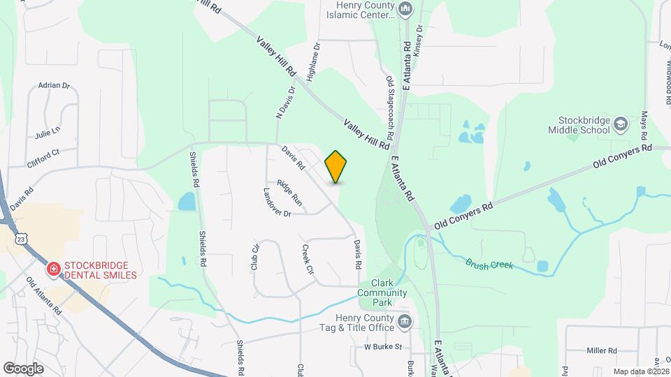 134 Oak Cir S Map and Location Details