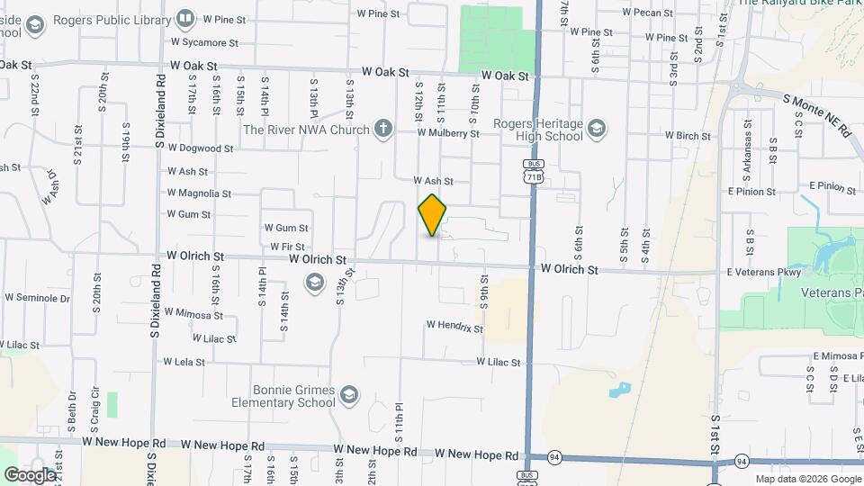 1508 S 11th St Map and Location Details