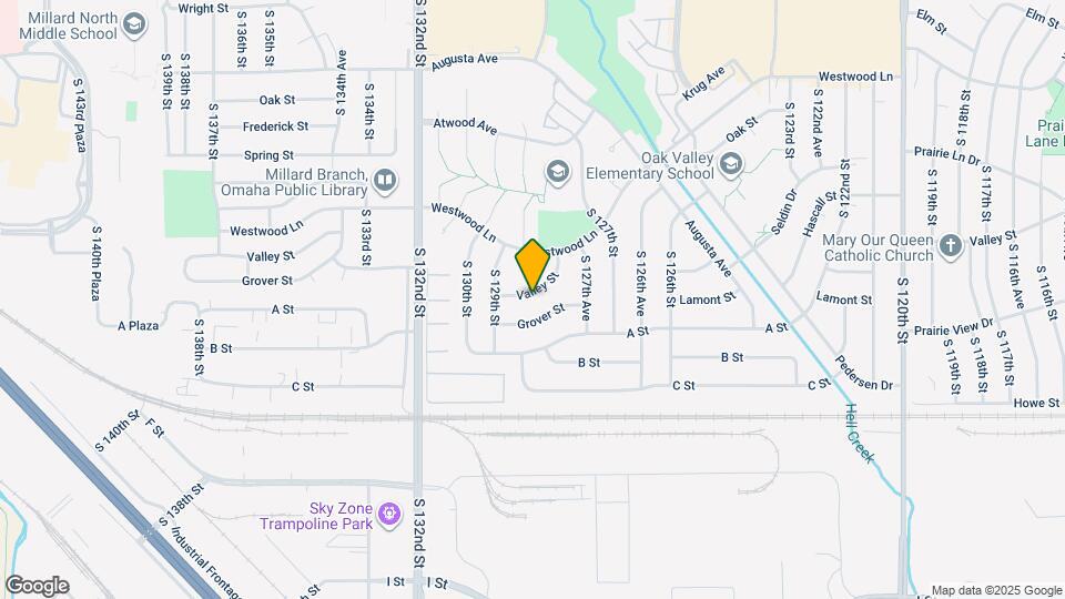 12865 Valley St Map and Location Details