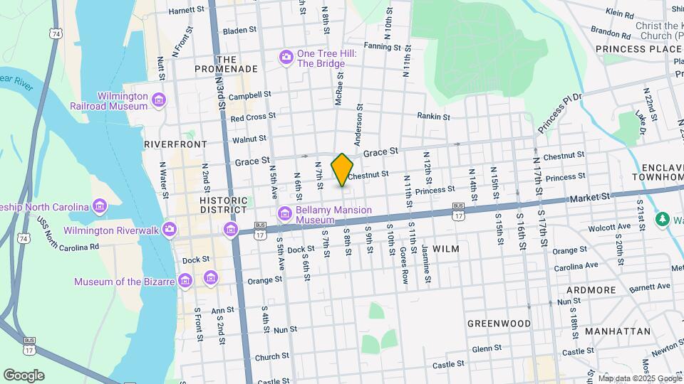 101 N 8th St Map and Location Details