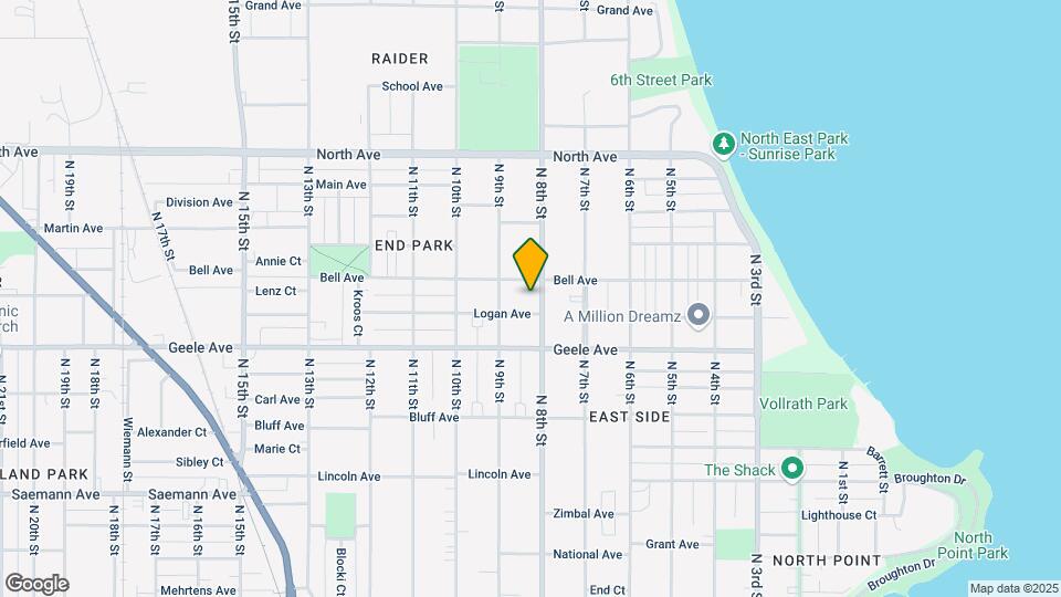 2314 N 8th St Map and Location Details