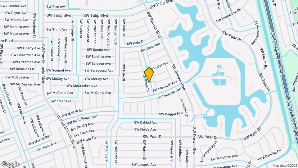 3749 SW Kasin St Map and Location Details