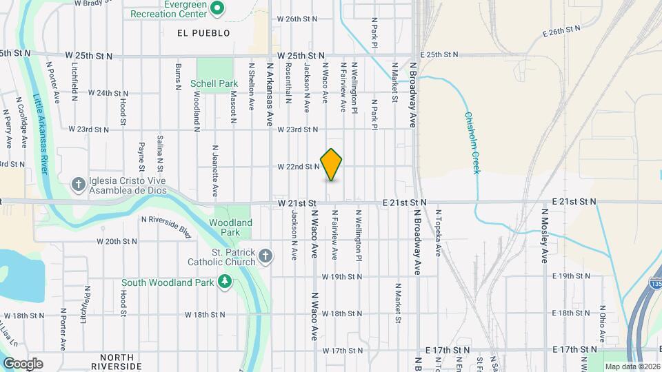 2220 N Waco Ave Map and Location Details