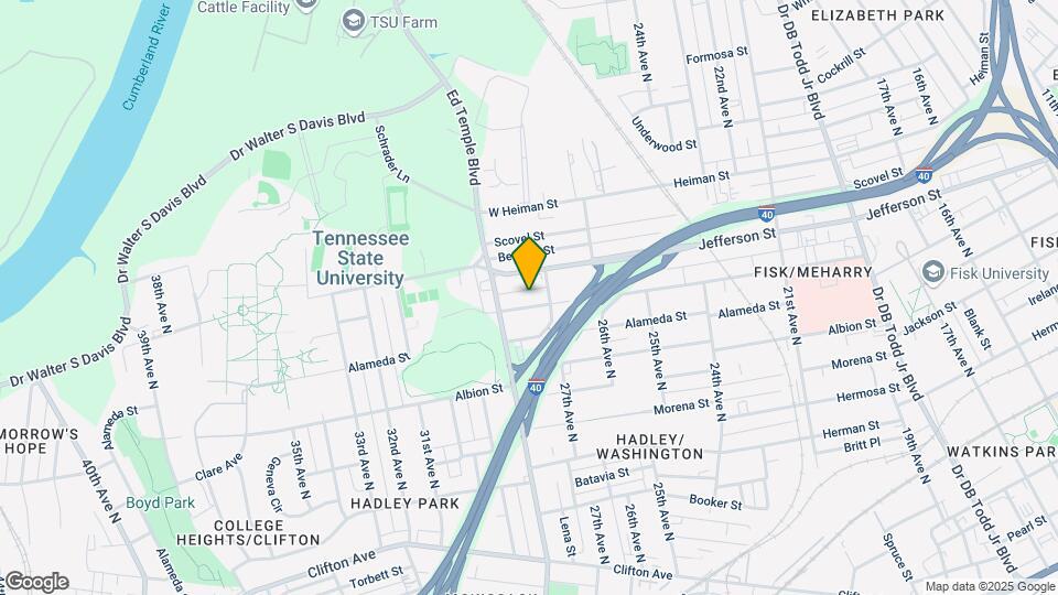 2708 Meharry Blvd, Unit C Mapa y Detalles de la Ubicación