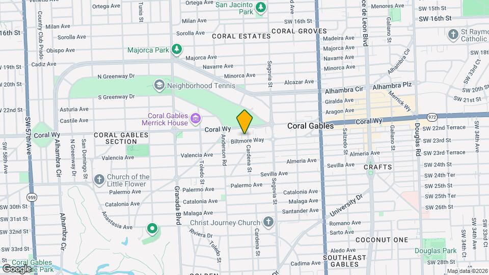 711 Biltmore Way Map and Location Details