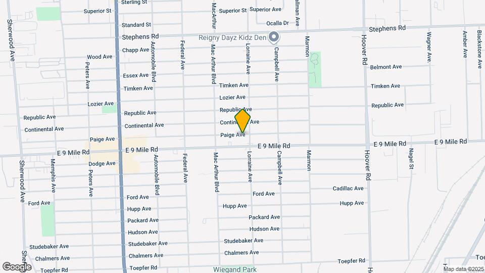8718 Paige Ave Map and Location Details