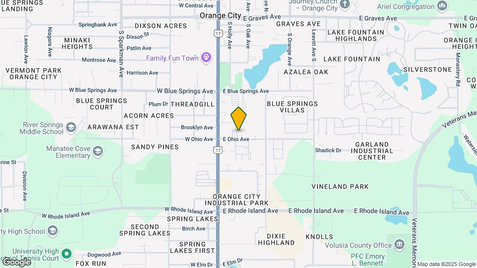Oak Hill Mobile Home Park Map and Location Details