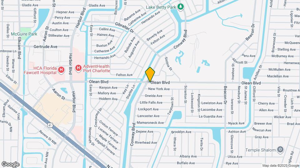 22153 Olean Blvd Map and Location Details