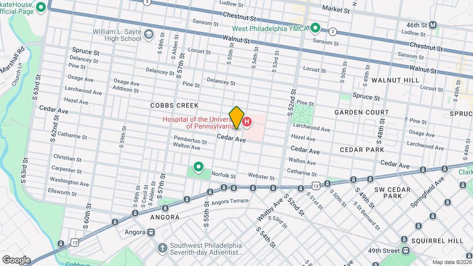 547 S Yewdall St Map and Location Details