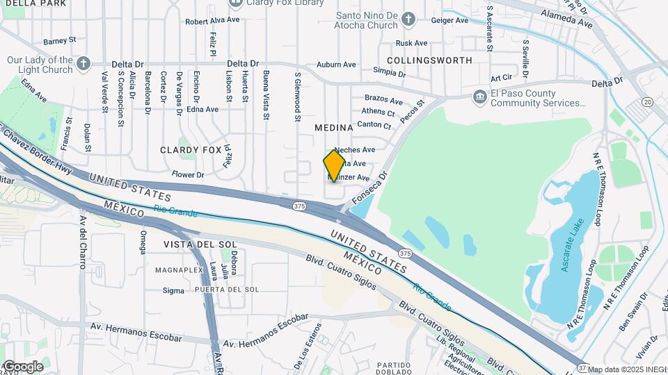 5804 River Hollow Ct Map and Location Details