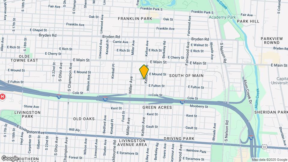 545 Kelton Ave Map and Location Details