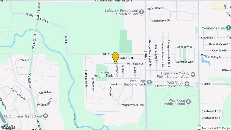 4100 Lofton Dr Map and Location Details