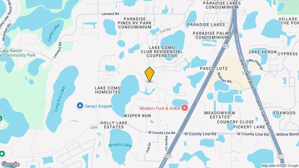 20416 Moss Bend Ct Map and Location Details
