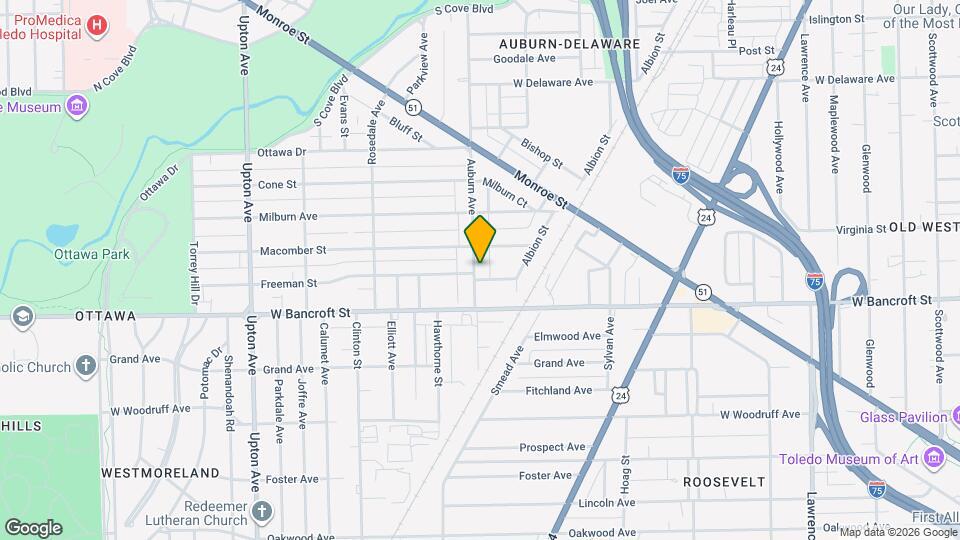 2242 Auburn Ave Mapa y Detalles de la Ubicación