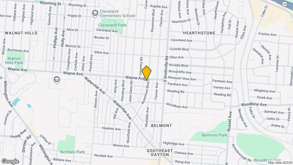 2015 Rosemont Blvd Map and Location Details