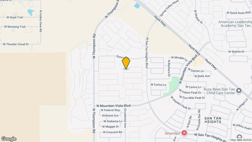 4240 W Coneflower Ln Mapa y Detalles de la Ubicación