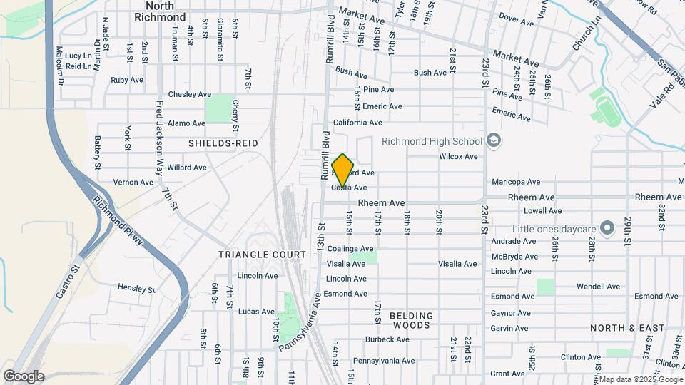 1402 Costa Ave Mapa y Detalles de la Ubicación