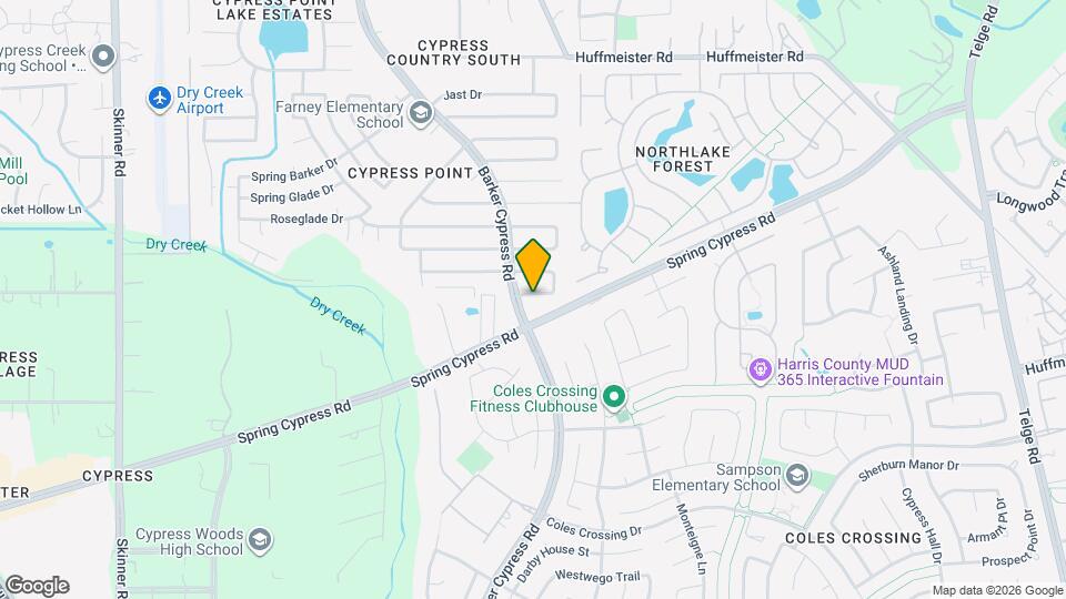 16143 Little Cypress Ln Map and Location Details