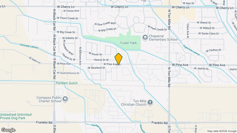 3914 W Meadowpine St Map and Location Details