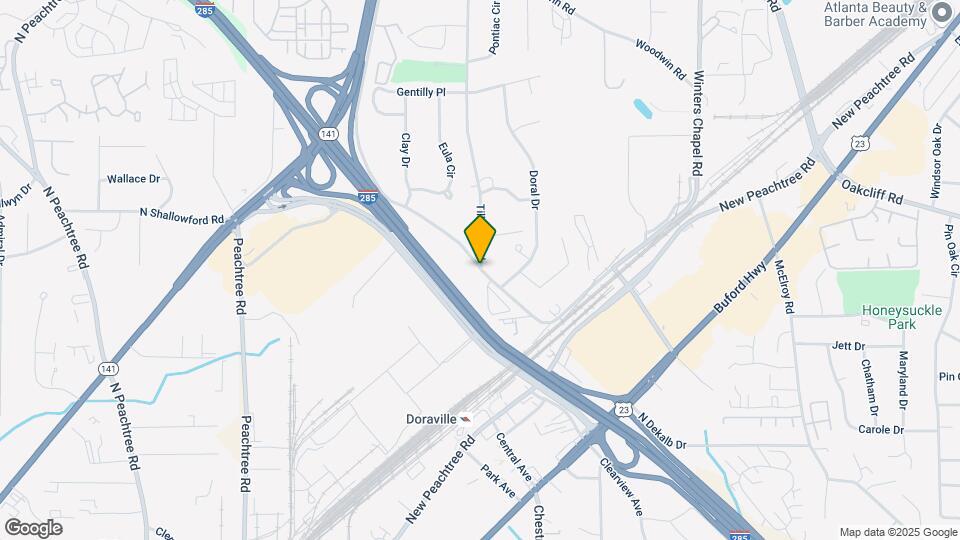 2765 Tilly Mill Rd Map and Location Details