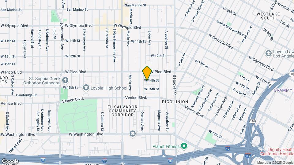 W 14th St Triplex Mapa y Detalles de la Ubicación