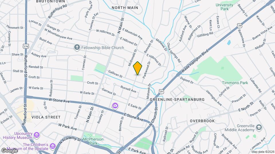 702 Bennett St Map and Location Details