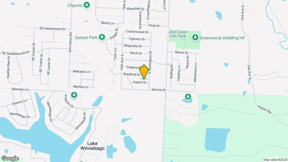 1210 Aspen Dr Map and Location Details