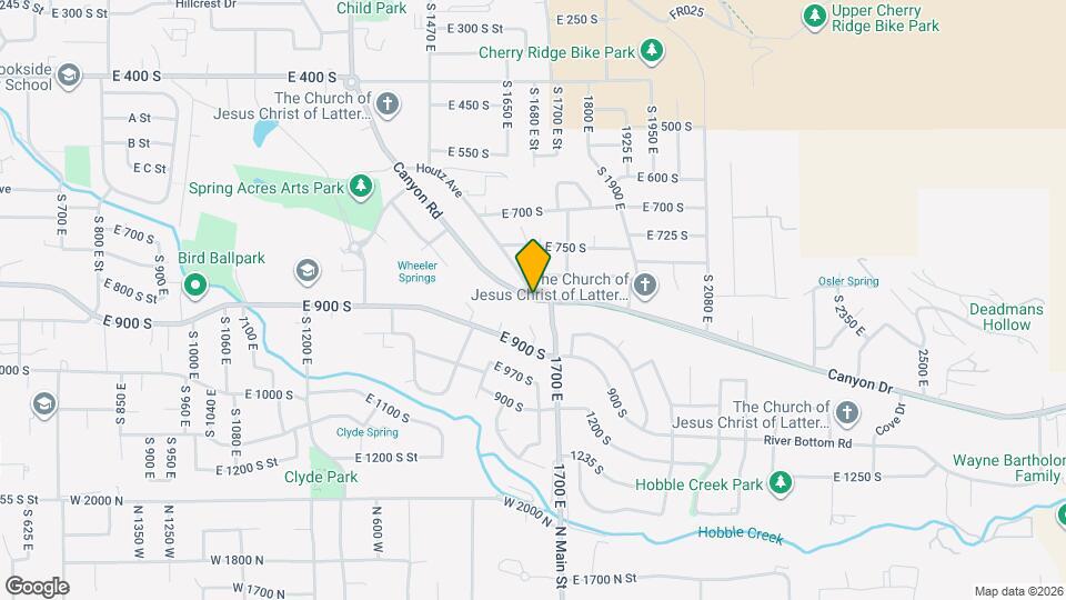 1406 S Bartholomew Cyn Rd Map and Location Details