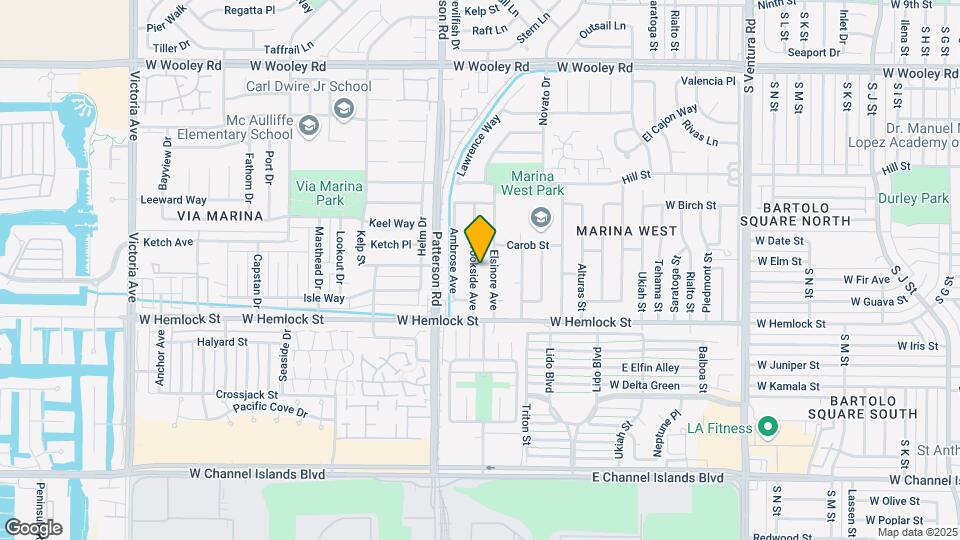 1710 Brookside Ave Mapa y Detalles de la Ubicación