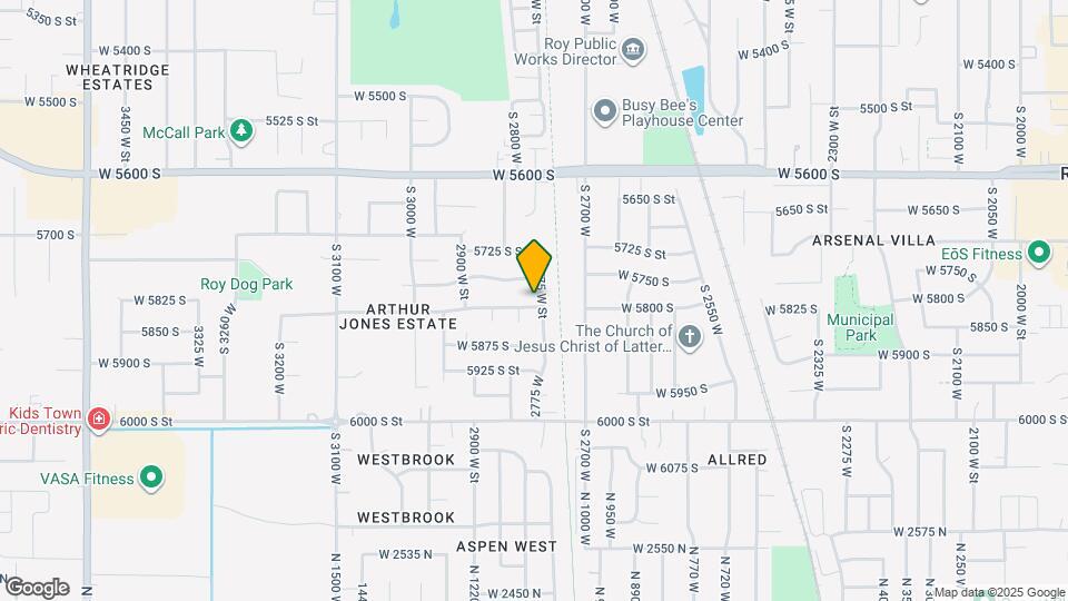 2776 W 5825 S Map and Location Details